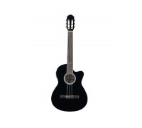 GEWApure E-Classic guitar Basic Black 4/4 Классическая гитара с подключением