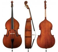 GEWA Double Bass Premium Line 4/4 Solid Top контрабас скрипичной формы, топ массив ели