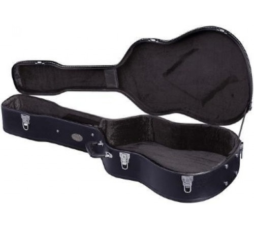 GEWA Flat Top Economy Acoustic 12 деревянный кофр для акустической 12-стр. гитары, покрытие кожзам