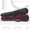 GEWA Liuteria Maestro 4/4 футляр для скрипки с гигрометром, черный текстиль/красный плюш, по форме
