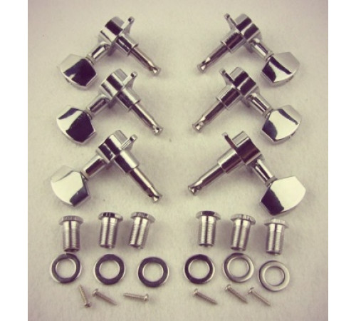 FIRE&STONE Guitar Machineheads Chromeplated large Schaller колки  для электрогитары 3+3