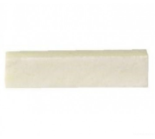 FIRE&STONE Bone Nut Blank Acoustic заготовка порожка для акустической гитары, кость, 46,3x9,2x6,3 мм