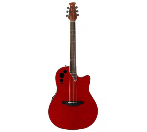 APPLAUSE AE44IIP-CHF Mid Cutaway Cherry Flame электроакустическая гитара (Китай)