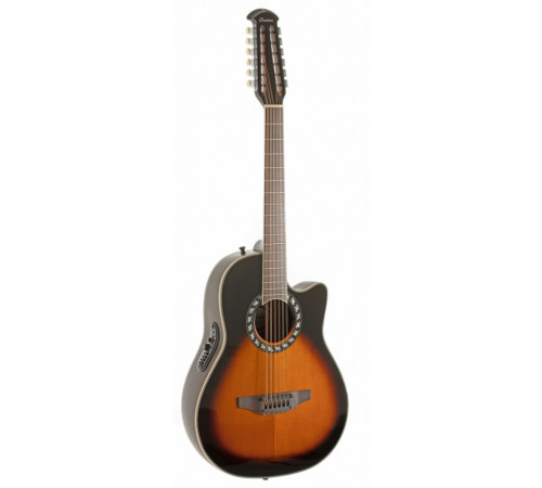 OVATION 1615AX-1 Europe Special Folklore Tobacco Sunburst 12-стр. гитара электроакустическая