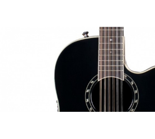 OVATION 2751AX-5 Standard Balladeer Deep Contour Cutaway 12-String Black гитара (Корея)