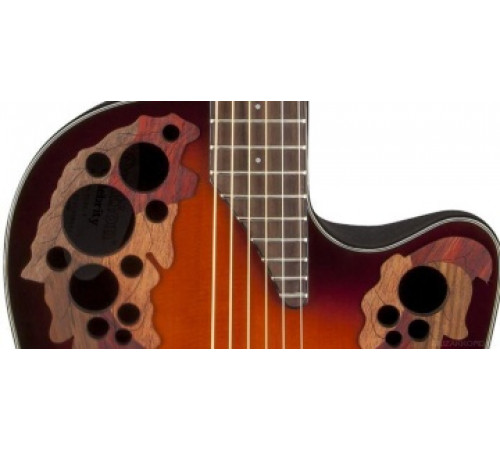 OVATION CE44-1 Celebrity Elite Mid Cutaway Sunburst гитара (Китай)