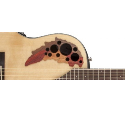 OVATION CE44-4 Celebrity Elite Mid Cutaway Natural электроакустическая гитара (Китай)
