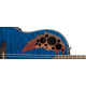 OVATION CE44P-8TQ Celebrity Elite Plus Mid Cutaway Trans Blue Quilt Maple  гитара (Китай)