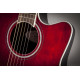 OVATION CS24-RR Celebrity Standard Mid Cutaway Ruby Red электроакустическая гитара (Китай)