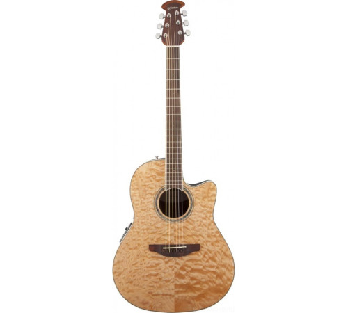 OVATION CS24P-4Q Celebrity Standard Plus Mid Cutaway Natural Quilt Maple гитара  (Китай)