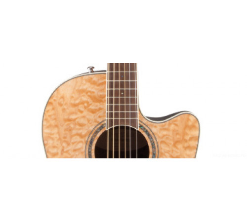 OVATION CS24P-4Q Celebrity Standard Plus Mid Cutaway Natural Quilt Maple гитара  (Китай)