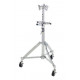 LP LP291 Triple Conga Stand стойка для 3 конга, хромированная сталь, ролики с тормозами