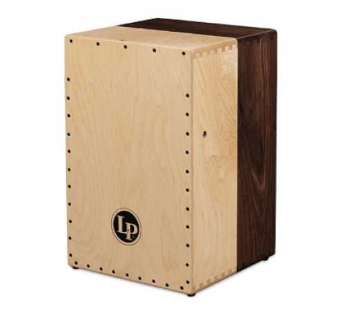 LP LP1422 Cajon Americana 2- Voice Wire Solid Black Walnut & Solid Hard Maple кахон