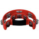 GEWA Jingle wreath Half moon 20 jingles Red тамбурин полукруглый красный, пластик, 20 пар бубенцов