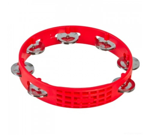 LP LPA181 Aspire 8” Plastic Tambourine Red тамбурин пластиковый красный, 7 джинглов