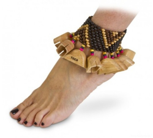 TOCA T-WRA Wooden Rattle Ankle/Wrist деревянный шейкер-браслет на запястье/лодыжку