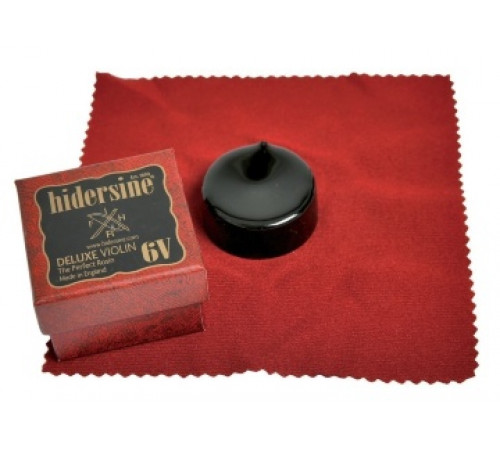 HIDERSINE 6V De Luxe канифоль для скрипки, черная, в квадратной коробке