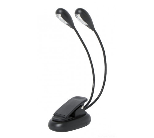 FIRE&STONE MODEL 02/02 Music Stand Lamp светильник для пюпитра на прищепке 2 усика, 4 LED-лампочки