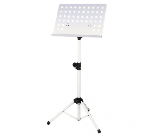 GEWA Orchestral Music Stand White пюпитр оркестровый, подставка для нот с перфорацией, цвет белый