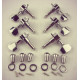 FIRE&STONE Guitar Machineheads Chromeplated large Schaller колки  для электрогитары 3+3
