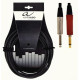 ALPHA AUDIO Peak Line кабель инструментальный monojack/monojack silent, Neutrik, 3 м