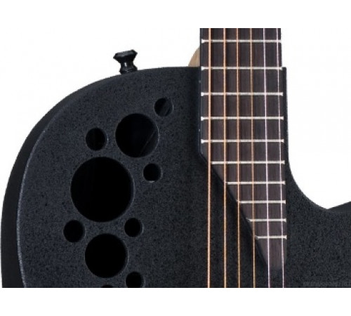 OVATION 1778TX-5 Elite TX Mid Cutaway Black Textured электроакустическая гитара (Корея)