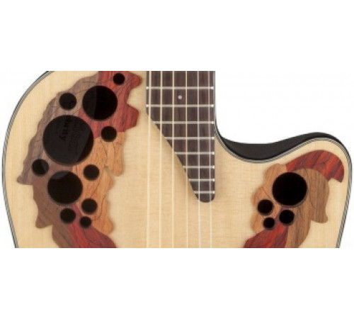 OVATION CE44-4 Celebrity Elite Mid Cutaway Natural электроакустическая гитара (Китай)