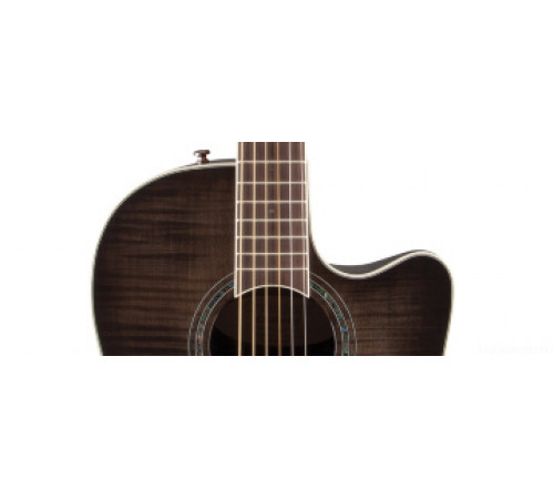 OVATION CS24P-TBBY Celebrity Standard Plus Mid Cutaway Trans Black Flame Maple гитара (Китай)