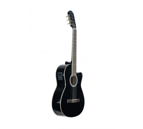 GEWApure E-Classic guitar Basic Black 4/4 Классическая гитара с подключением