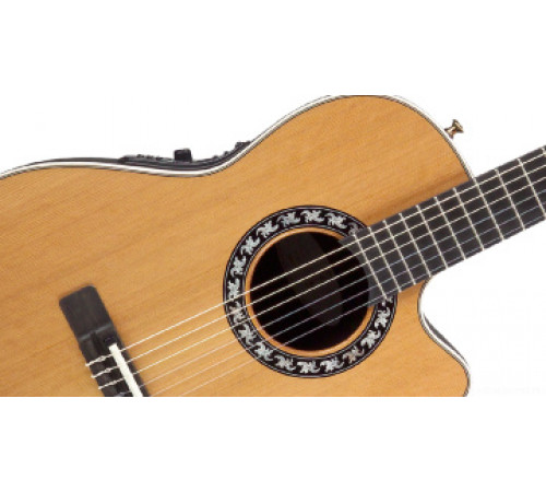 OVATION 1773AX-4 Legend Classical/Nylon Mid Cutaway Natural классическая электроакустическая гитара