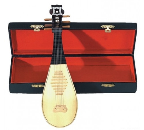 GEWA Miniature Instrument Lute сувенир лютня, дерево, 24 см, с футляром
