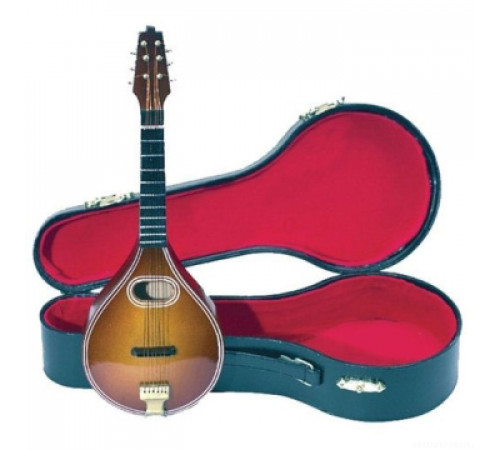 GEWA Miniature Instrument Mandolin сувенир мандолина, дерево, 20 см, с футляром