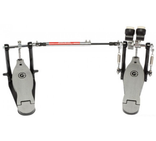 GIBRALTAR 4711SC-DB Chain-drive Double Pedal кардан для бас-бочки, цепной привод, 2-хсторонний боек