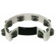 GEWA Jingle wreath Half moon White тамбурин полукруглый белый, пластик, 16 пар бубенцов