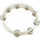 LP LPA192 Aspire 10” Plastic Tambourine White тамбурин пластиковый белый, 2x7 пар джинглов