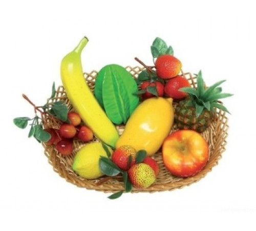GEWA SHAKER FRUIT BASKET набор пластиковых шейкеров фрукты, 9 предметов, с корзинкой