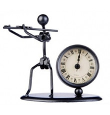 "GEWA Sculpture Clock Flute Сувенирные часы Флейтист"