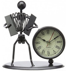 "GEWA Sculpture Clock Accordion Сувенирные часы Аккордеонист (Баянист)"