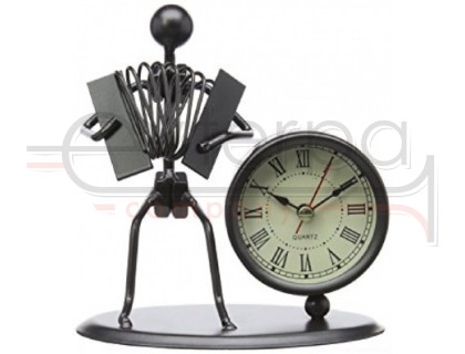 "GEWA Sculpture Clock Accordion Сувенирные часы Аккордеонист (Баянист)"