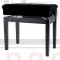 GEWA Piano bench Deluxe Compartment Black matt Банкетка для пианино