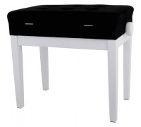 GEWA Piano bench Deluxe Compartment White matt Банкетка для пианино