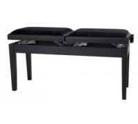 GEWA Piano bench Deluxe Double Black matt Банкетка для пианино двойная