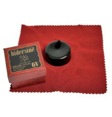 HIDERSINE 6V De Luxe канифоль для скрипки, черная, в квадратной коробке