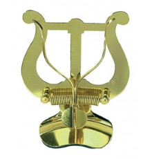 GEWA Large Lyra Trumpet лира (минипульт для нот) для трубы, крепление на раструб, латунь