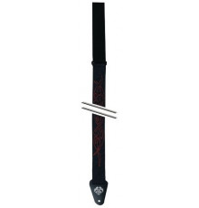 FIRE&STONE Tattoo-Edition Red Tribal ремень для гитары нейлон ширина 50 мм длина 106-130 см