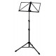 FX Music Stand Black пюпитр складной с сумкой, 52-118 см