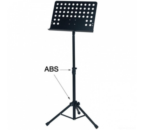 FX Orchestra Music Stand Black пюпитр оркестровый складной, подставка для нот с перфорацией, черная