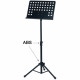 FX Orchestra Music Stand Black пюпитр оркестровый складной, подставка для нот с перфорацией, черная