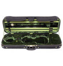 GEWA JAEGER PRESTIGE  Brown футляр для скрипки прямоугольный, 3,1 кг, с гигрометром