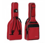GEWA Premium 20 Acoustic Red чехол для акустической гитары, водоустойчивый, утеплитель 20 мм